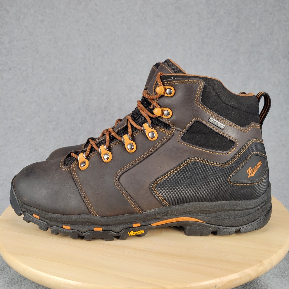 Danner Vicious 4.5 Work Boots Mens 11.5 Brown Orange GORE-TEX Vibram EH 13858